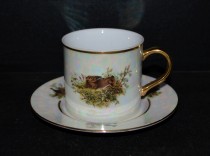 Cup with saucer 0.2l. hunting